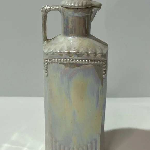 Lustreware 1950s Iridescent German Lusterware Porcelain Vinegar Decanter 2895 - Picture 9 of 14